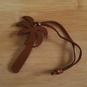 Madewell | Leather Palm Tree Bag Tag